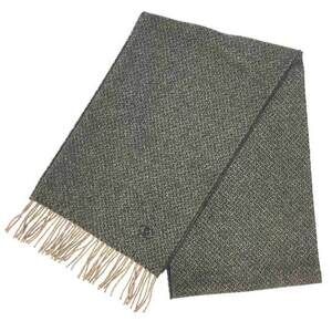 CHANEL Brown Logo Scarf